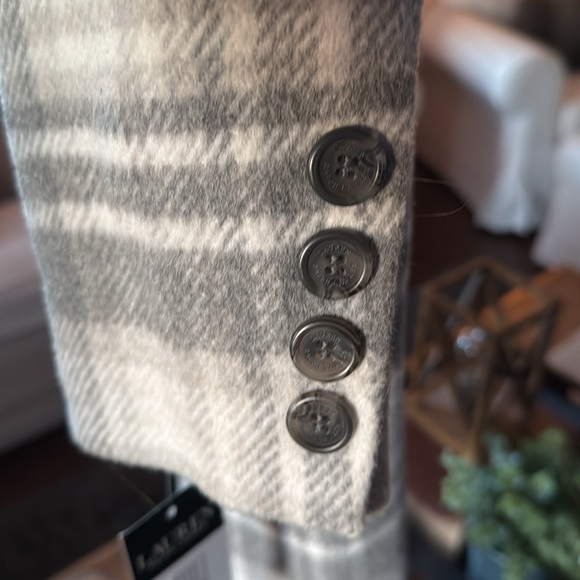 🩶 NWT Ralph Lauren Plaid Peacoat 🩶 - Picture 9 of 12